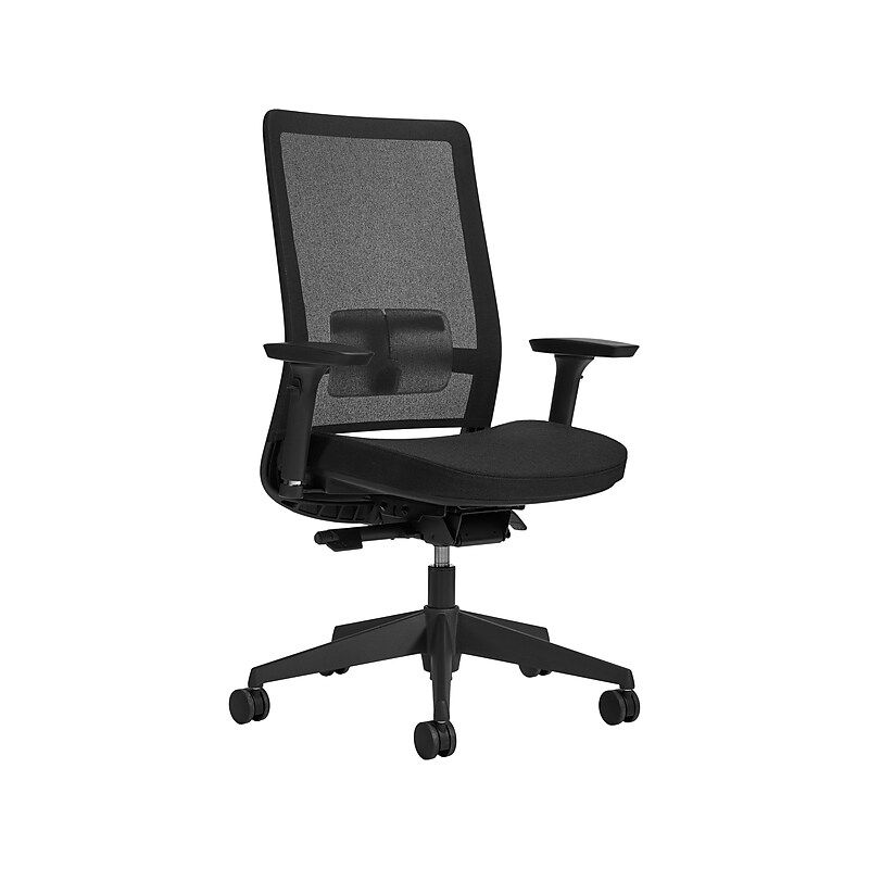 Global Factor Mesh Back Fabric Task Chair, Black (55408BKFU85) image 1