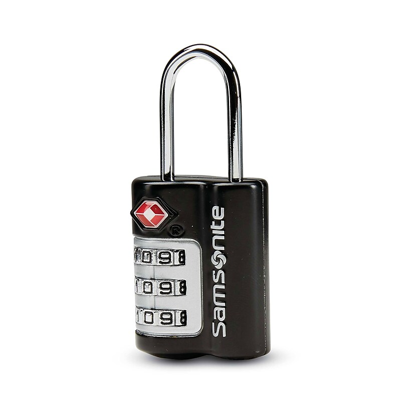 Samsonite 3-Digit Combination Lock, Black (91160-1041x) image 1