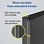 Avery EZD Heavy Duty 3" Non-View Binders, D-Ring, Black (7701)~#|#~sp92172856_sc7