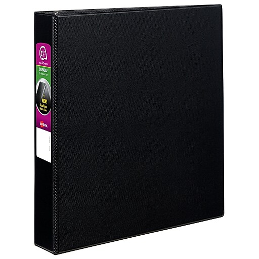Avery Durable 1 1/2" 3Ring NonView Binder, Black (27350) at Staples