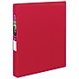 Avery 1" 3-Ring Non-View Binders, Slant Ring, Red (27201)~#|#~sp92173298_sc7