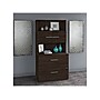 Bush Business Furniture Office 500 2-Drawer Lateral File Cabinet with Hutch, Letter/Legal, Black Walnut, 35.67" (OF5007BWSU)~#|#~sp92174308_sc7