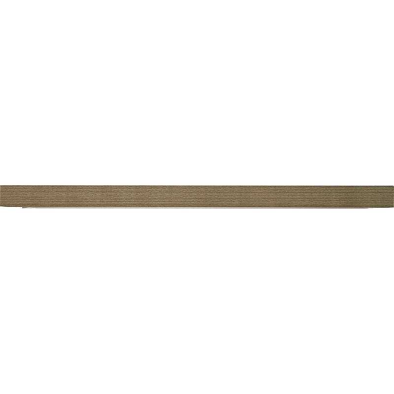 Eden Grove Mixed Materials Mounted Wall Shelf, 48", Gray Oak (9602042E) image 1