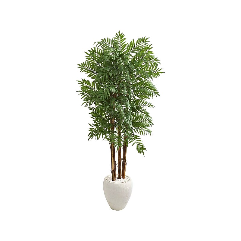 Nearly Natural Parlour Palm in Planter (9706) image 1
