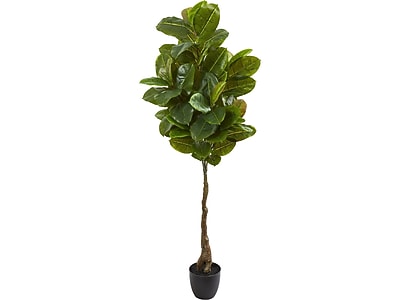 Nearly Natural Rubber Leaf Tree - Thumbnail 2