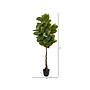 Nearly Natural Rubber Leaf Tree in Pot (9119)~#|#~sp92174537_sc7