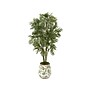 Nearly Natural 4.33' Parlor Palm in Pot, Green (T1135)~#|#~sp92174539_sc7