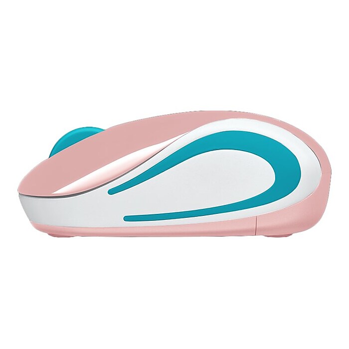 Logitech M187 Wireless Ambidextrous Optical USB Mouse, Blossom