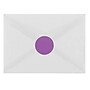 JAM Paper Circle Round Label Seals, 1 2/3" Diameter, Violet Purple, 24 Labels/Sheet, 5 Sheets/Pack (147627058)~#|#~sp92281279_sc7