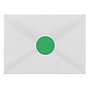 JAM Paper Round Label Sticker Seals, 1 2/3" Diameter, Green, 24 Labels/Sheet, 5 Sheets/Pack (147627041)~#|#~sp92281299_sc7