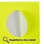 JAM Paper Round Label Sticker Seals, 1 2/3" Diameter, Neon Yellow, 24 Labels/Sheet, 5 Sheets/Pack (354329582)~#|#~sp92281314_sc7