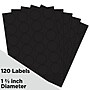 JAM Paper Round Label Seals, 1 2/3" Diameter, Black, 24 Labels/Sheet, 5 Sheets/Pack (302229594)~#|#~sp92281366_sc7