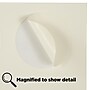 JAM Paper Round Label Sticker Seals, 1 2/3" Diameter, Ivory, 24 Labels/Sheet, 5 Sheets/Pack (147627045)~#|#~sp92281375_sc7
