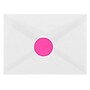 JAM Paper Round Label Sticker Seals, 1 2/3" Diameter, Neon Pink, 24 Labels/Sheet, 5 Sheets/Pack (354329581)~#|#~sp92281381_sc7