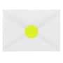 JAM Paper Round Label Sticker Seals, 1 2/3" Diameter, Neon Yellow, 24 Labels/Sheet, 5 Sheets/Pack (354329582)~#|#~sp92281570_sc7