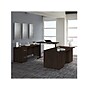 Bush Business Furniture Office 500 72"W Adjustable U-Shaped Executive Desk with Drawers, Black Walnut (OF5005BWSU)~#|#~sp92290613_sc7