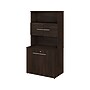 Bush Business Furniture Office 500 70"H Storage Cabinet with 4 Shelves, Black Walnut (OF5008BWSU)~#|#~sp92290632_sc7