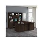 Bush Business Furniture Office 500 72"W U Shaped Executive Desk with Drawers and Hutch, Black Walnut (OF5003BWSU)~#|#~sp92290663_sc7