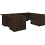 Bush Business Furniture Office 500 72"W U Shaped Executive Desk with Drawers, Black Walnut (OF5002BWSU)~#|#~sp92290670_sc7
