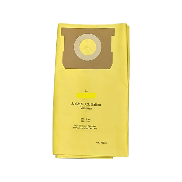 Green Klean Replacement Vacuum Bag, Yellow/Brown, 2/Pack (GK-71225