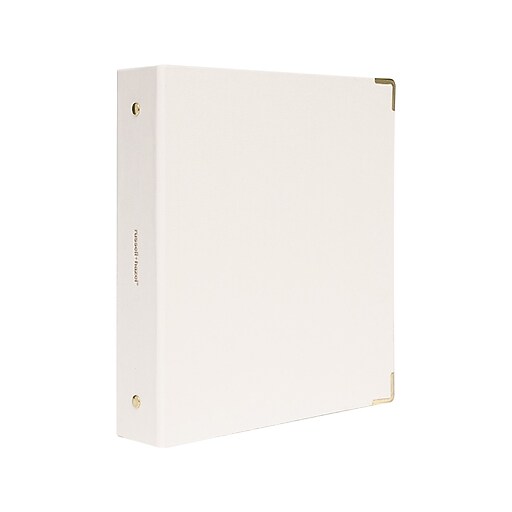 Russell+Hazel Standard 1" 3Ring Mini Binder, Pearl (28790) at Staples