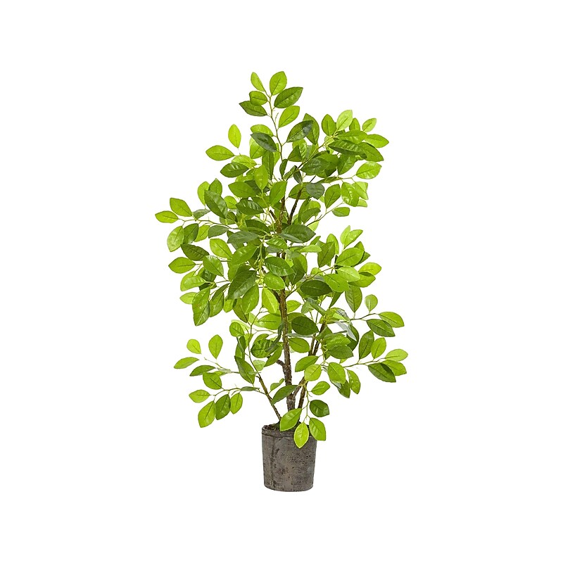 Nearly Natural Ficus Tree in Planter (8329) image 1