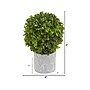 Nearly Natural Topiary Boxwood Plant in Pot, 3/Pack (4340-S3)~#|#~sp92290962_sc7