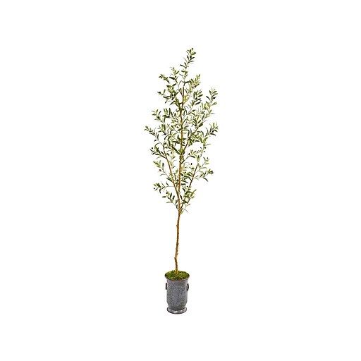 Nearly Natural Olive Tree in Pot (9678) Staples