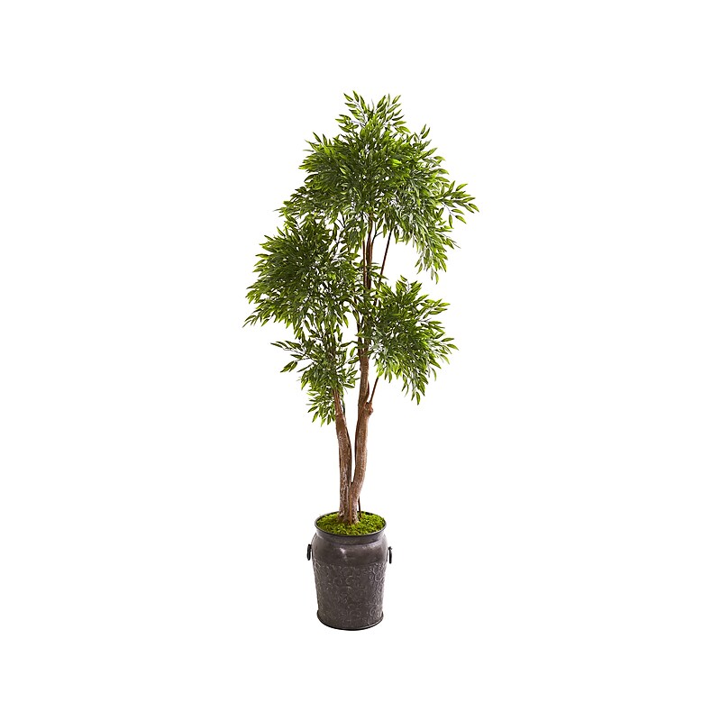Nearly Natural Ruscus in Planter (9740) image 1