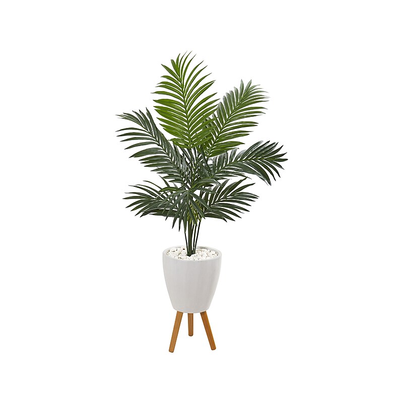Nearly Natural Kentia Palm in Planter (9837) image 1