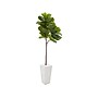 Nearly Natural Fiddle Leaf in Planter (T1138)~#|#~sp92291008_sc7