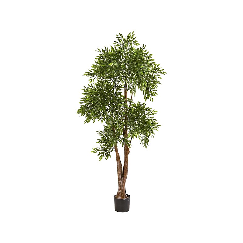 Nearly Natural Ruscus in Pot, (9147) image 1