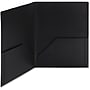 Smead Frame View Poly 2-Pocket Presentation Folder, Black, 5/Box (87705)~#|#~sp92363762_sc7