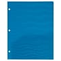 JAM Paper Heavy Duty 3-Hole Punched 2-Pocket Plastic Folders, Multicolored, Assorted Wave Colors, 6/Pack (383HPWAVEAST)~#|#~sp92366491_sc7