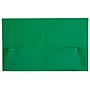 JAM Paper 2-Pocket Plastic Folders, Green, 6/Pack (382EGRD)~#|#~sp92366509_sc7