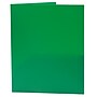 JAM Paper 2-Pocket Plastic Folders, Green, 6/Pack (382EGRD)~#|#~sp92366510_sc7
