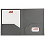 JAM Paper Heavy Duty 2-Pocket Folders, Grey, 6/Pack (383HGYA)~#|#~sp92366530_sc7