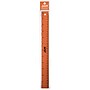 JAM Paper Stainless Steel 12" Ruler, Orange, 12/Pack (347M12ORB)~#|#~sp92366565_sc7