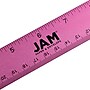 JAM Paper Stainless Steel 12" Ruler, Fuchsia, 12/Pack (347M12FUB)~#|#~sp92366604_sc7