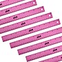 JAM Paper Stainless Steel 12" Ruler, Fuchsia, 12/Pack (347M12FUB)~#|#~sp92366615_sc7