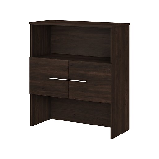 Bush Business Furniture Office 500 36"W Desktop Hutch, Black Walnut