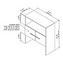 Bush Business Furniture Office 500 36"W Desktop Hutch, Black Walnut (OFH136BW)~#|#~sp92368441_sc7