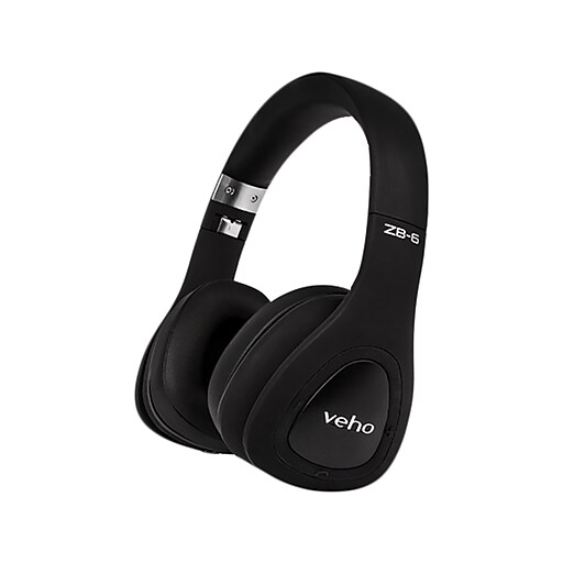 Veho ZB6 Wireless Bluetooth Stereo Headphones, Black (VEP014ZB6) at