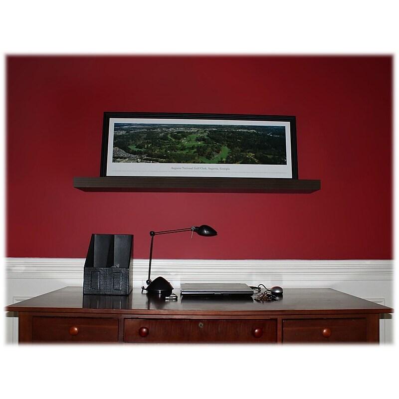 Eden Grove MDF Mounted Shelf, 24", Espresso (0191827) image 1