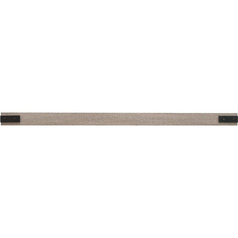 Eden Grove MDF Mounted Shelf with Metal Corners, Oak (9602068E) image 1