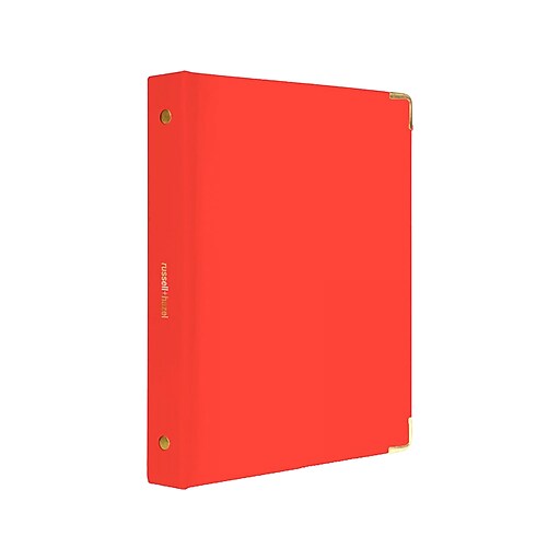 Russell+Hazel Standard 0.5" 3Ring Mini Binder, RedOrange (18776) at