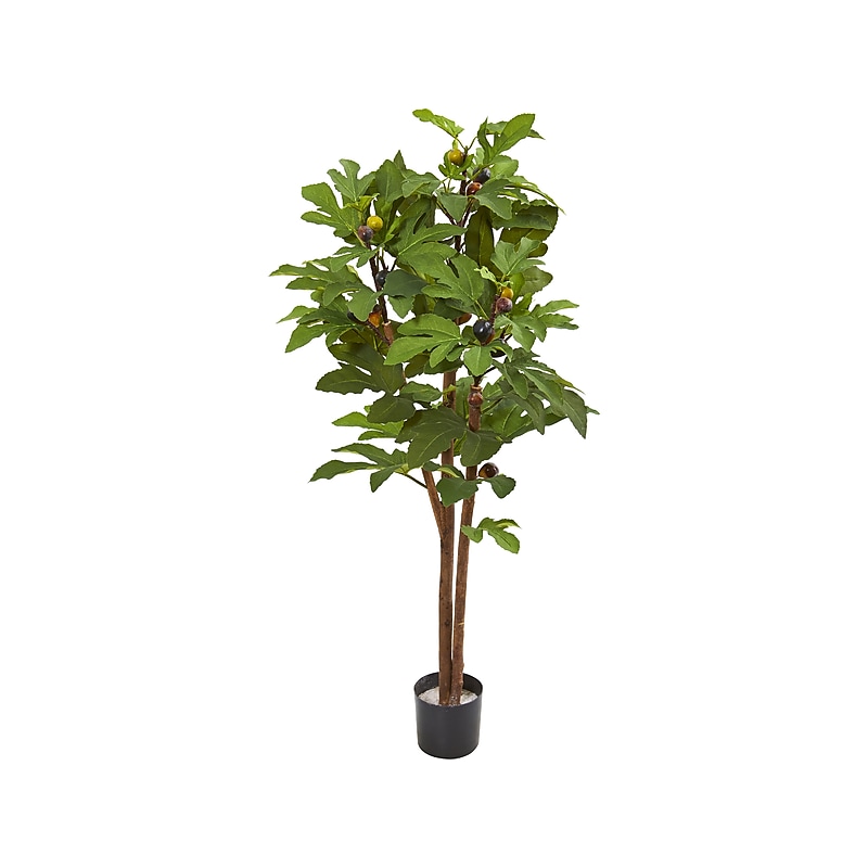 Nearly Natural Fig Tree in Pot (9165) image 1