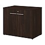 Bush Business Furniture Office 500 30"H Storage Cabinet with 2 Shelves, Black Walnut (OFS136BWSU)~#|#~sp92595086_sc7