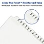 Avery Legal Pre-Printed Paper Divider Collated Set, 151-175 Tabs, White, Avery Style, Letter Size (01336)~#|#~sp92669833_sc7