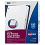 Avery® Legal Exhibit Dividers, Numerical 1-25 & Table of Contents, Clear (11370)~#|#~s1006295_sc7